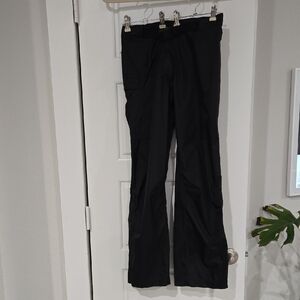 Black Straight Leg Women's Pants